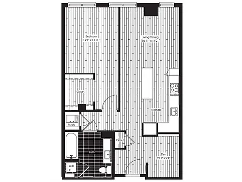 Floor plan A21D