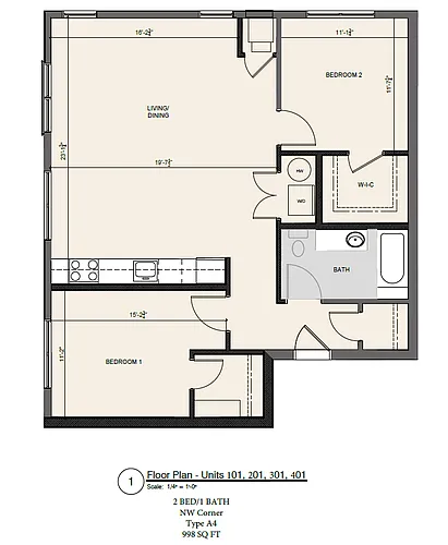 Floor plan Type A4