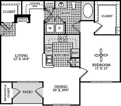 Floor plan Milan