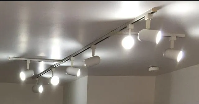 Track lighting in this unit!