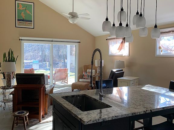 Open concept kitchen and family room