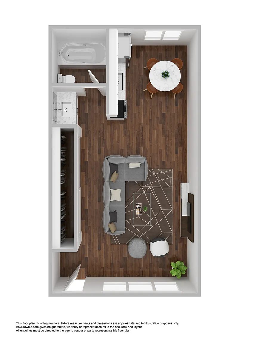 Floor plan Large Studio