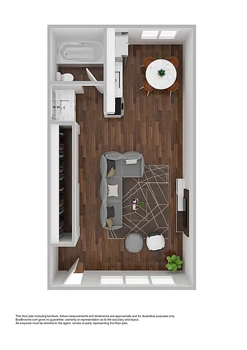 Floor plan Large Studio