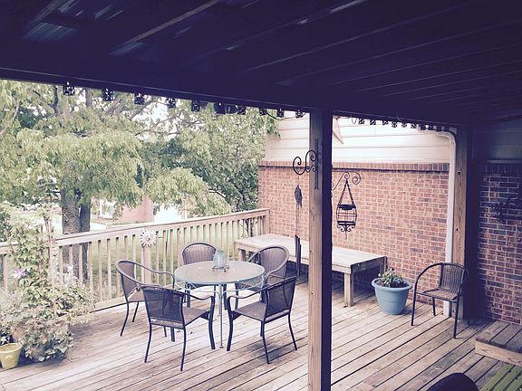 Private covered deck