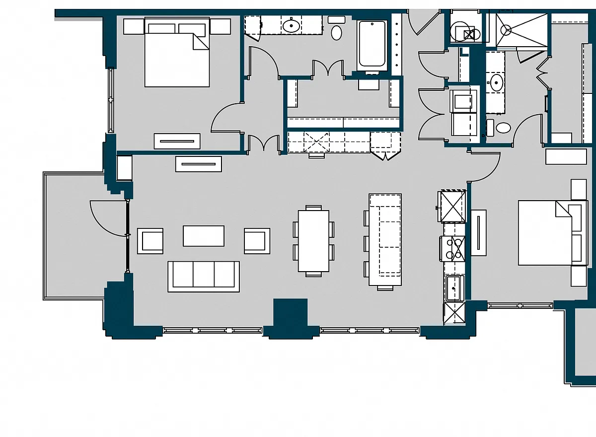 Floor plan B6