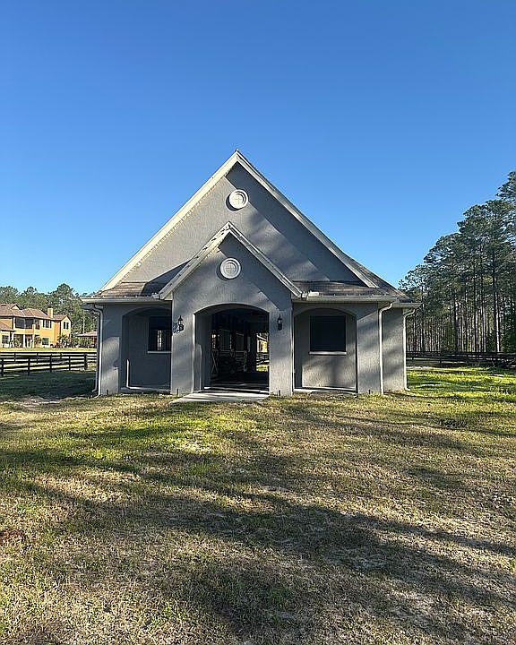 Horse barn