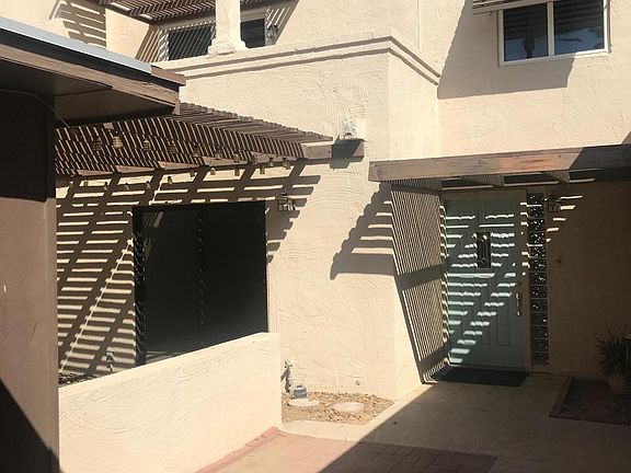 Courtyard and front door