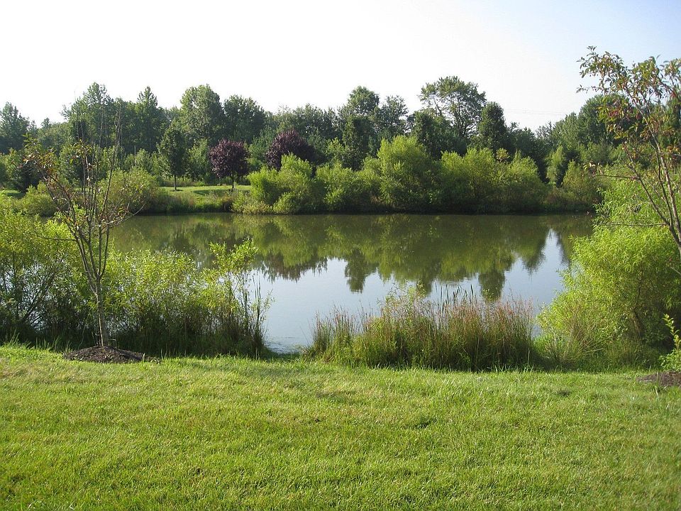 Wonderful pond views from the townhome