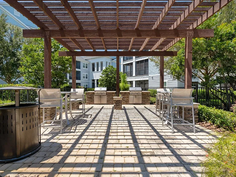 Outdoor Patio with Grills
