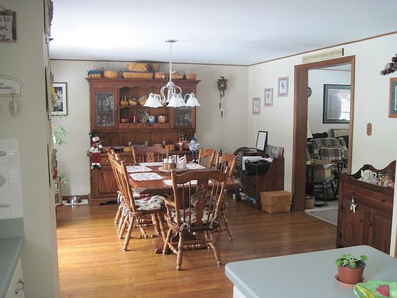 kitchen open to dining room