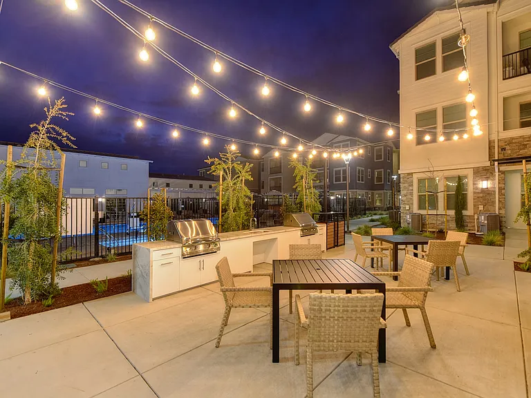 BBQ and Seating Area