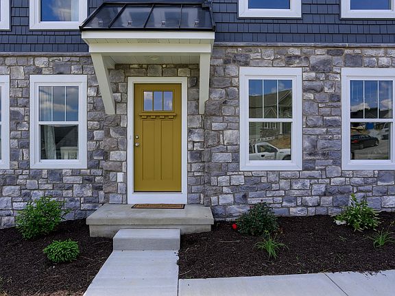 Front elevation of the Ambrook model from Garman Builders