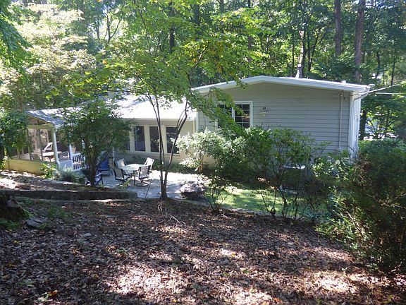 View looking from back yard