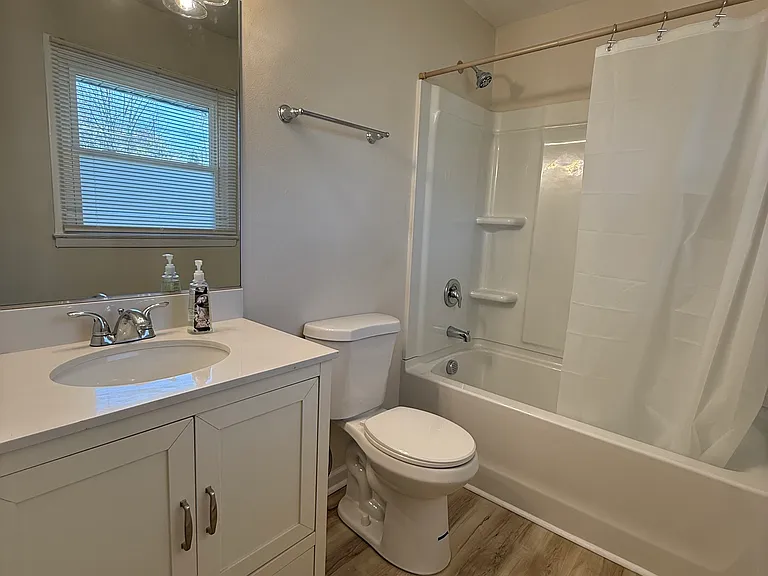 Bathroom attached to master bedroom