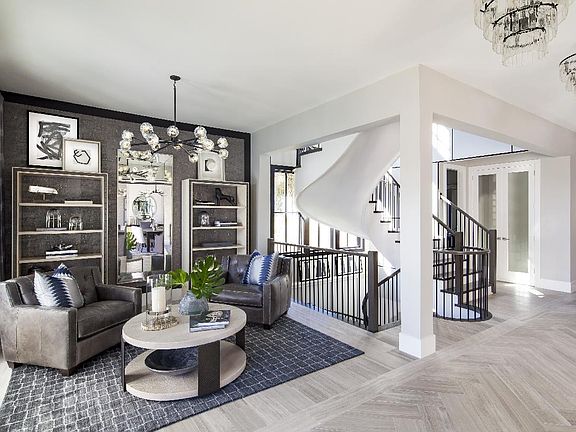 Open-concept Home Design Entrance Foyer with views of main level and beyond