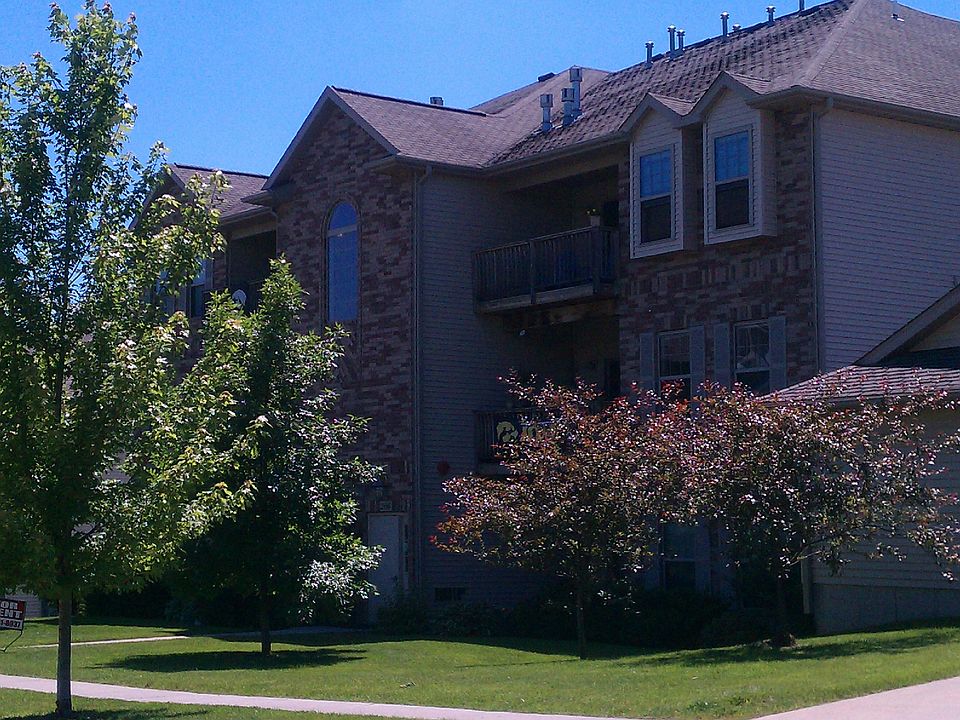 Front of apartment building