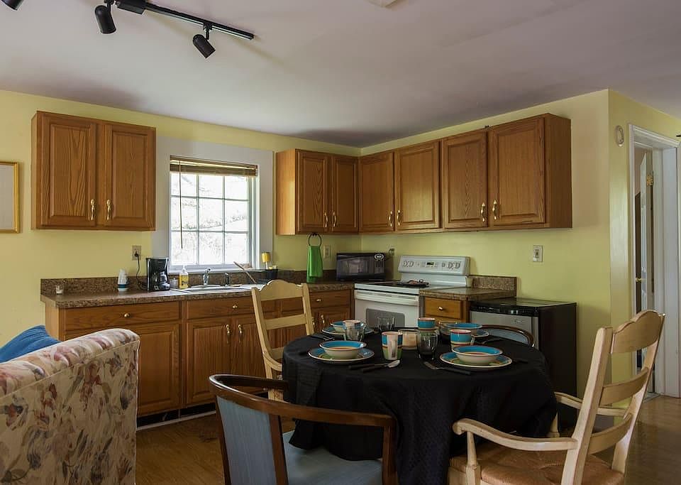 Open kitchen with open space all around