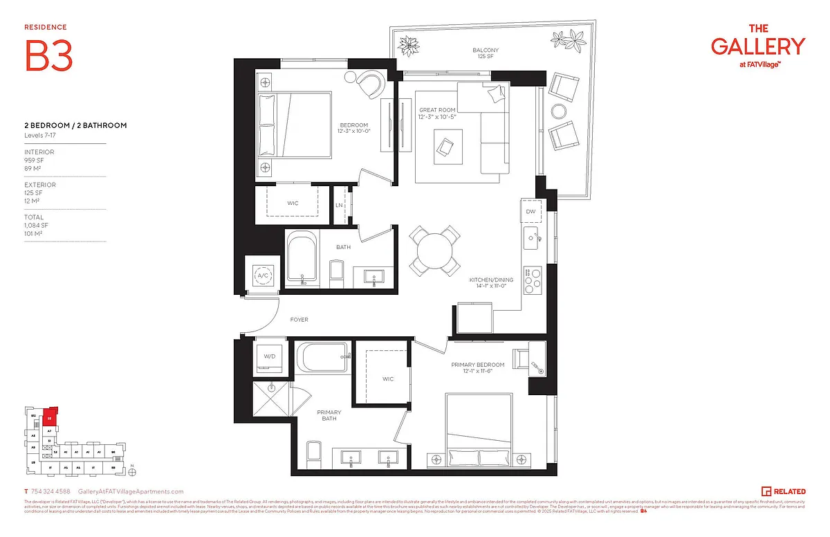 Floor plan B3