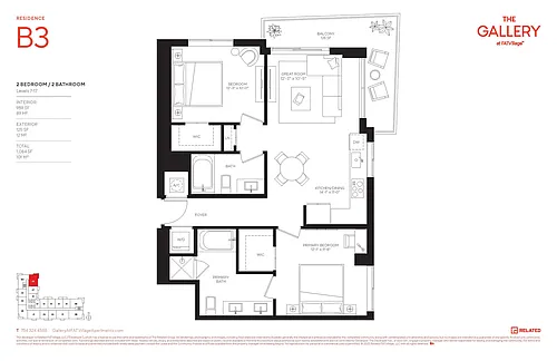 Floor plan B3