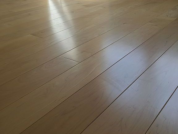 Maple hardwood floors