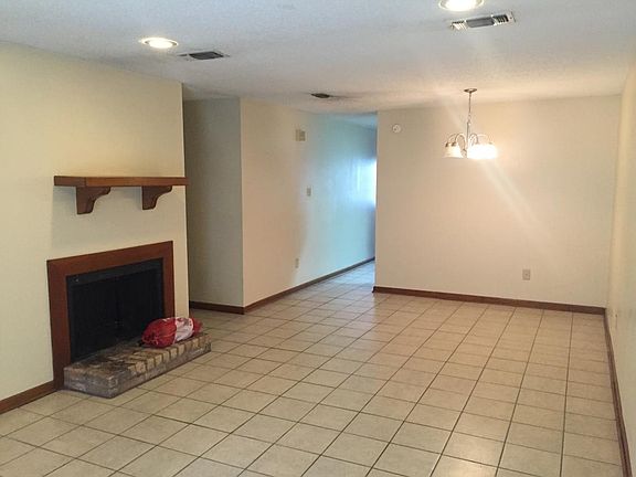 Large living room with dining area