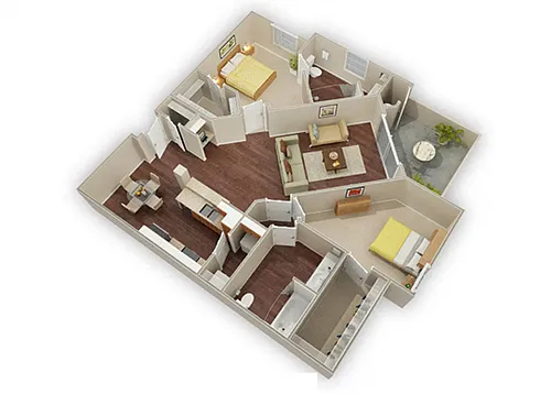 Floor plan Travertine