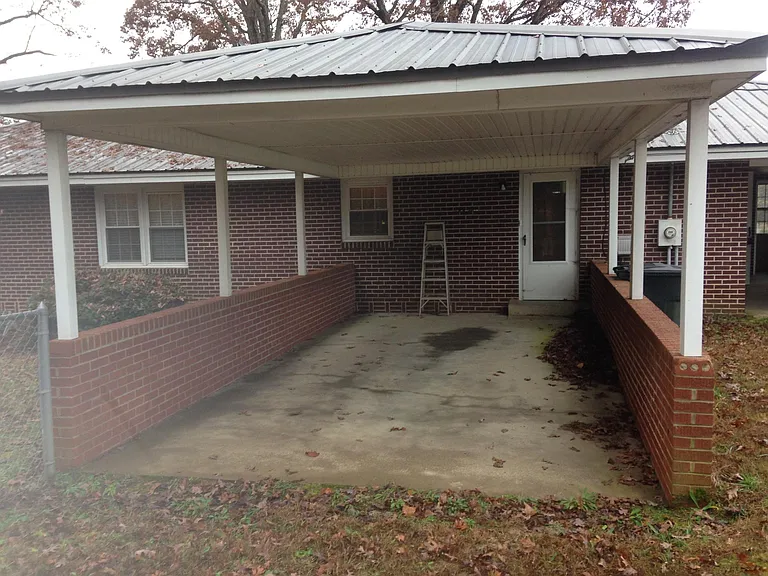 Back covered patio