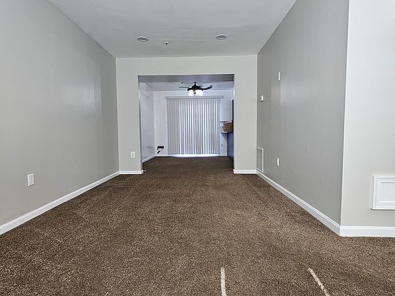 Living room to dining/entertainment room