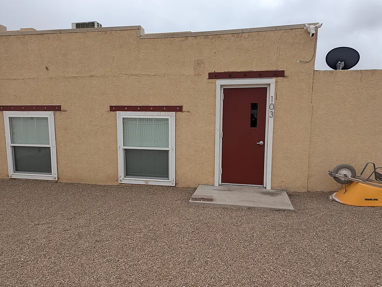 Entry door to apartment entrance