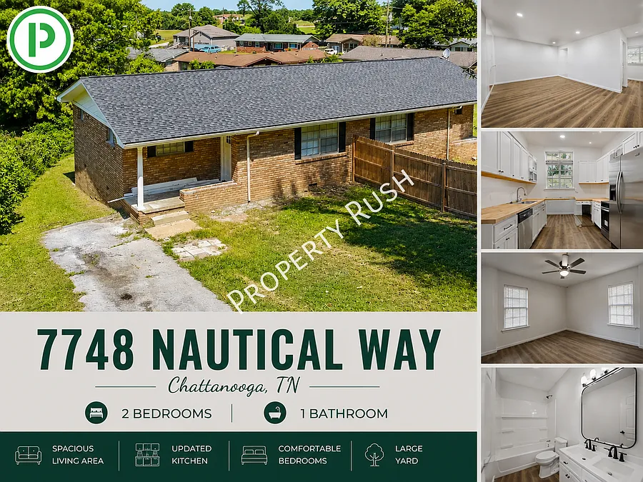 7748 Nautical Way - Remodeled 2 bed/1 bath rental unit in Chattanooga! $1,295/mo. — Photo 1