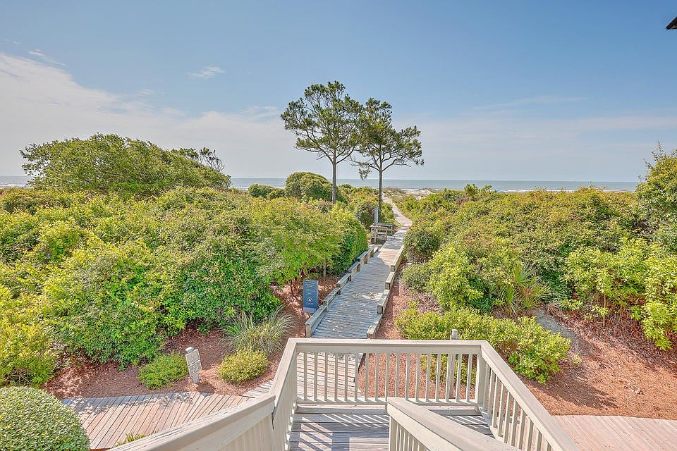 Beach access off your back deck