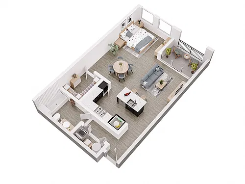 Floor plan Studio