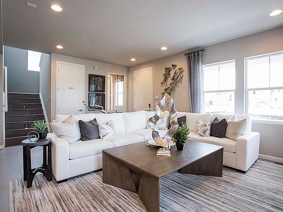 Example of Residence 3204 Great Room - Colors and finishes will vary on actual home.