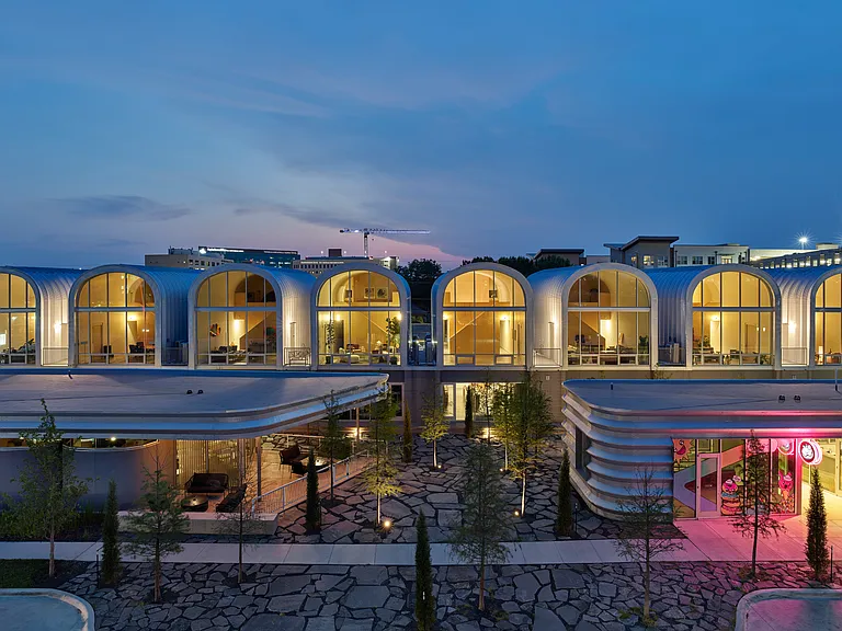 Complex at night