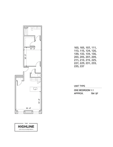 Floor plan DaVinci