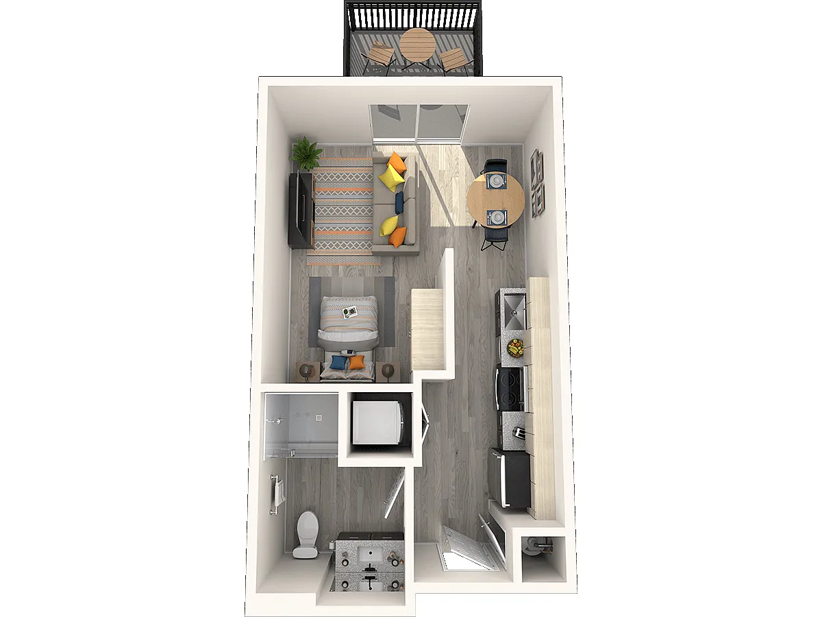 Floor plan A4 - Studio