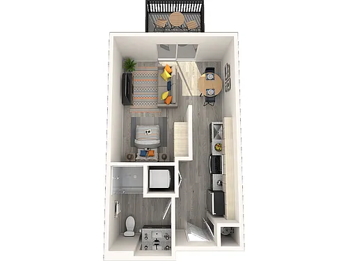 Floor plan A3 - Studio