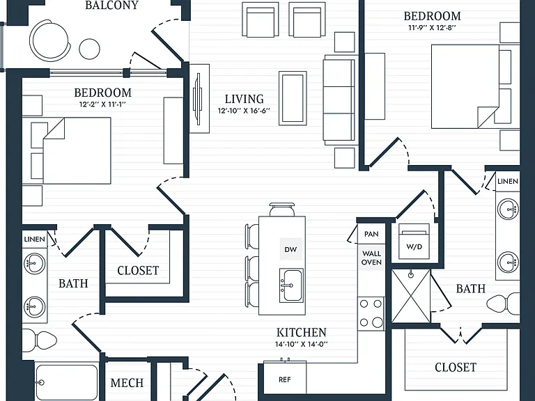 B2 floor plan The Point