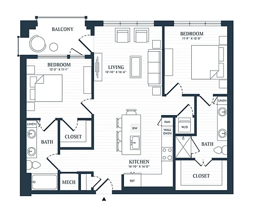 Floor plan B2