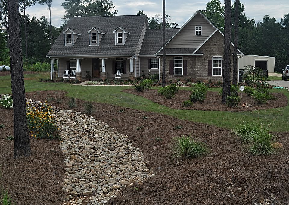 professionally landscaped