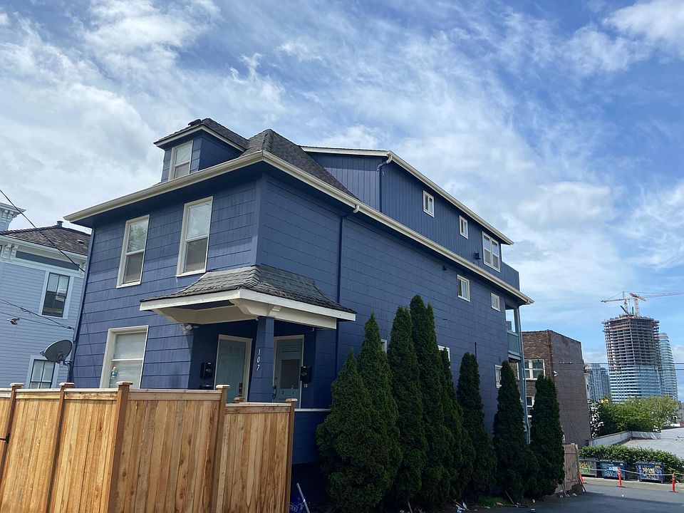 Front of building.