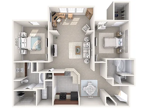 Floor plan B1 Study