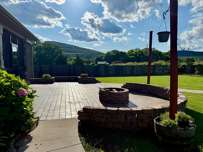 Paver Patio and Fire Pit