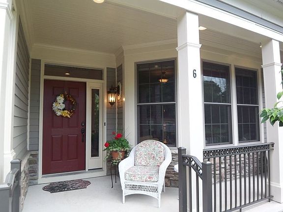 Front Porch w/ view of hillside