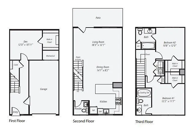 Floor plan 2x2I
