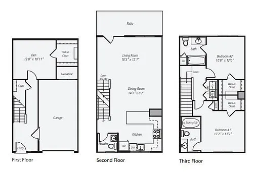 Floor plan 2x2I