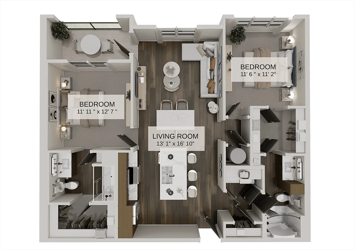 Floor plan Saguaro Crest (B1E)