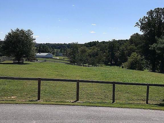 View from side porch
