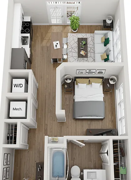 2A3 - Phase 2 Modern floor plan The Boulevard (SC)