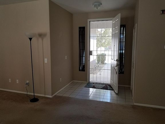 Front door with security door.